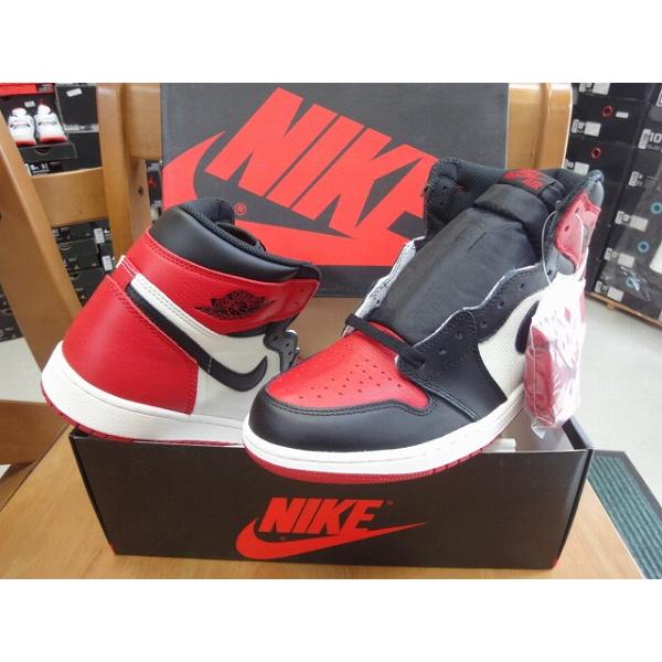 NIKE 555088-610 ナイキ エアジョーダン1 つま赤 つま先 赤 NIKE 555088-610 ナイキ エアジョーダン1 つま赤 つま先 赤