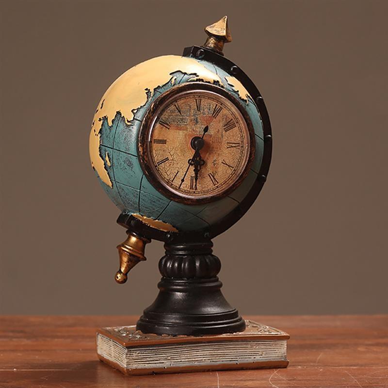 置時計 アンティーク 時計 おしゃれ 北欧 雑貨 地球儀 Antique レトロ Kj 笑売太郎 ヤフー店 通販 Yahoo ショッピング