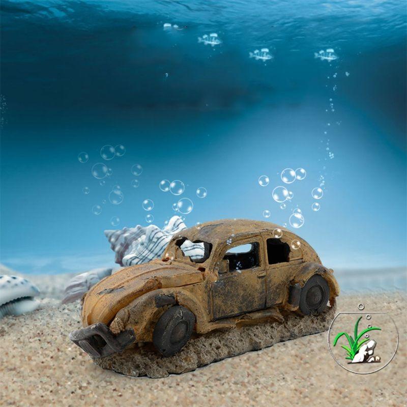 アクアリウム レイアウト オブジェ 置物 おしゃれ 水槽 車 飾り Aquarium Mm751 笑売太郎 ヤフー店 通販 Yahoo ショッピング