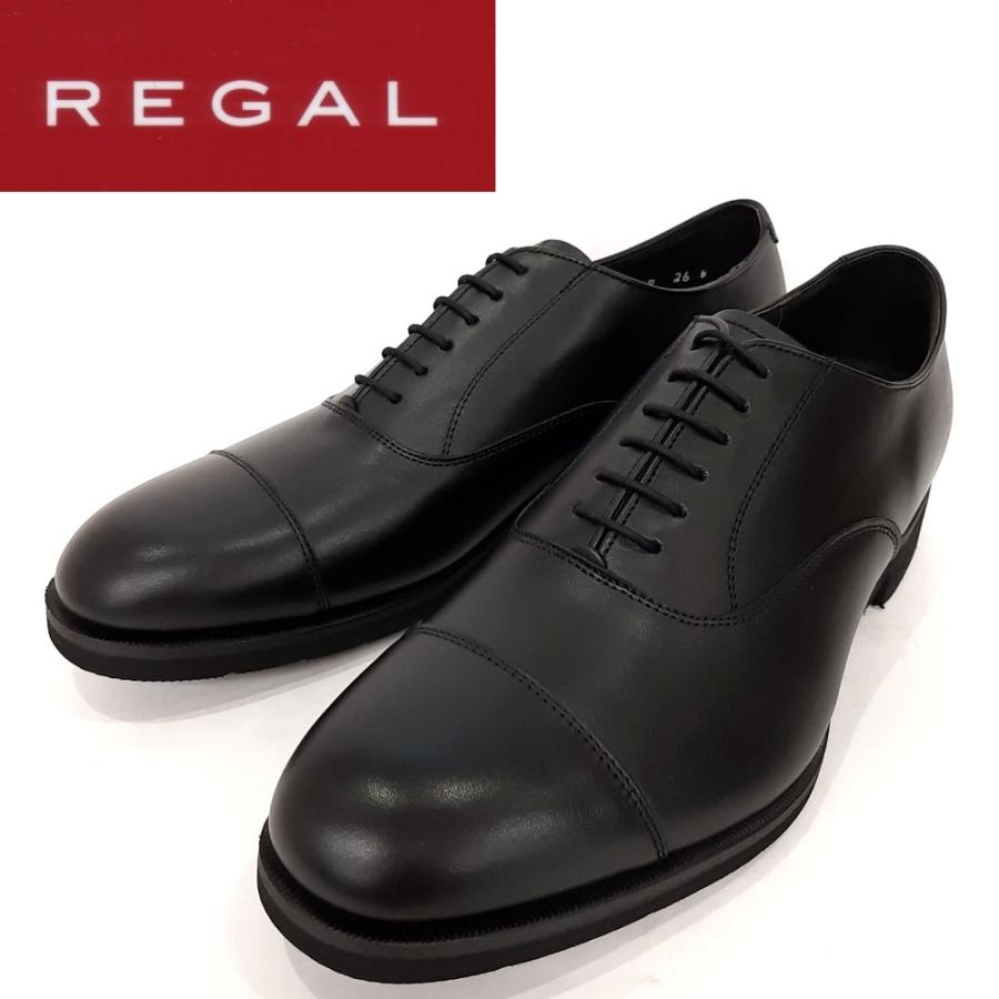 リーガル REGAL ブラック ストレートチップ 靴 メンズ ビジネス 