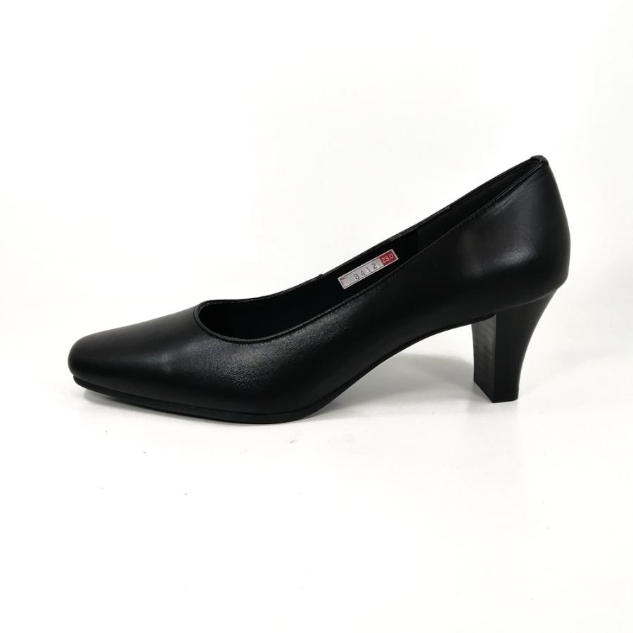 nico（ニコ） エレガンスニコ パンプス 革 幅広 6CMヒール 日本製 結婚