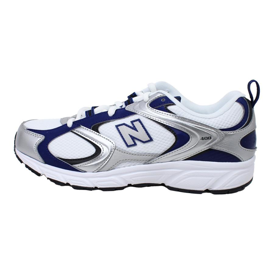 ニューバランス NEW BALANCE メンズ スニーカー 運動靴 ライフスタイル 408 U408 25M シルバー/ブルー Dワイズ シューズ 軽量 耐久性 通気性の画像