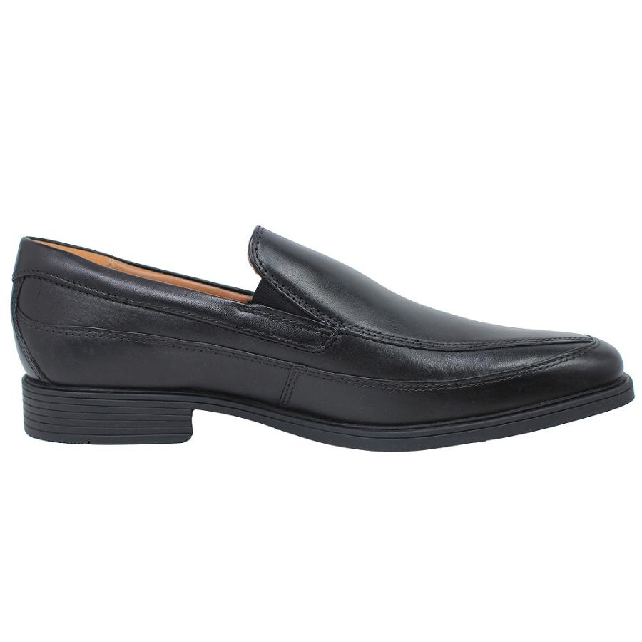 Clarks（クラークス） ローファー メンズ ブラック ビジネスシューズ