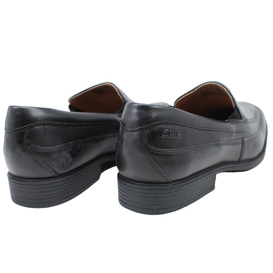 Clarks（クラークス） ローファー メンズ ブラック ビジネスシューズ