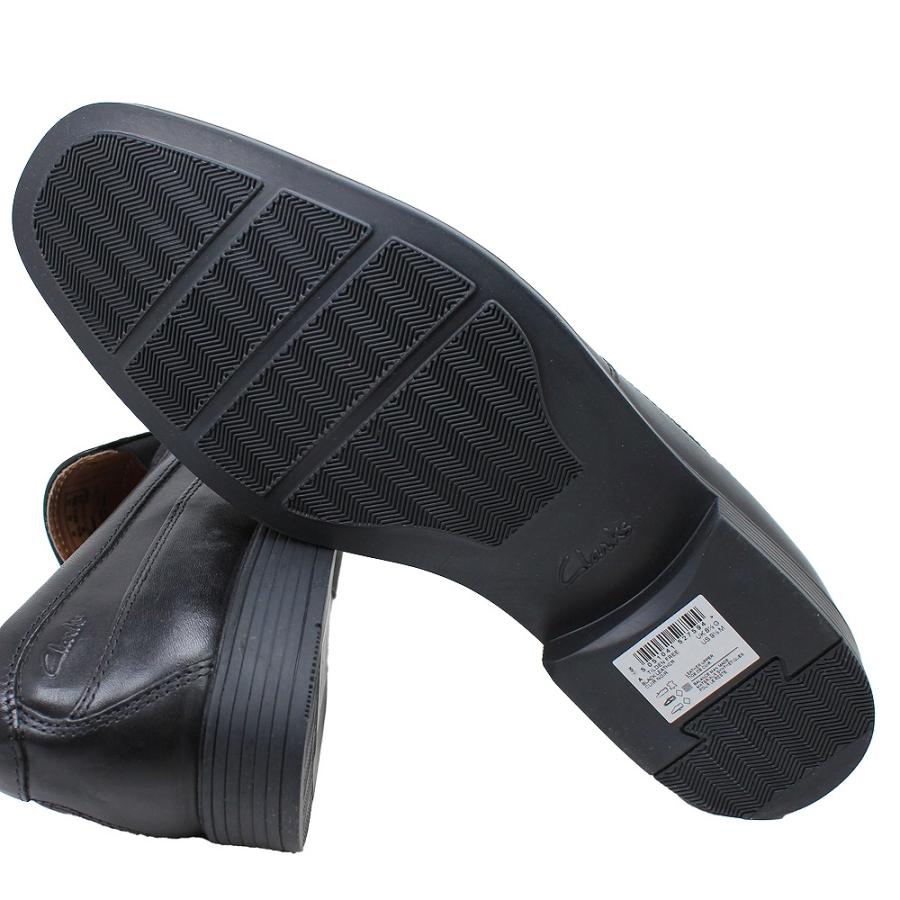 Clarks（クラークス） ローファー メンズ ブラック ビジネスシューズ