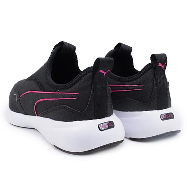 プーマ PUMA 幅広4E ブラック/ラビッシュ スニーカー 撥水