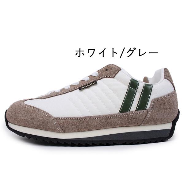 PATRICK パトリック スニーカー 靴 マラソン ホワイト グレー PATRICK パトリック スニーカー 靴 マラソン ホワイト グレー