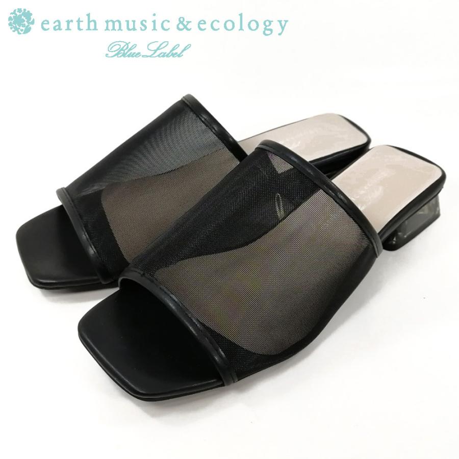 チュールミュール サンダル アースミュージック エコロジー クリアソール ローヒール 靴 レディース Em 107 100 Onstep 旧シューズshobido 通販 Yahoo ショッピング