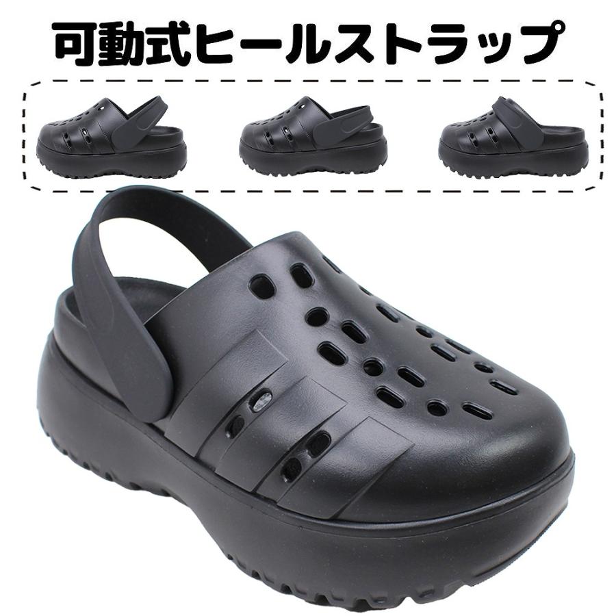 adidas（アディダス） サンダル 厚底 レディース クロッグ スリッポン
