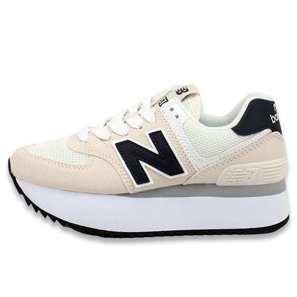 New Balance（ニューバランス） レディース スニーカー 厚底 ベージュ