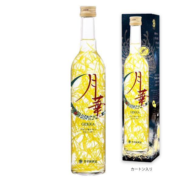 送料無料 月華 パイン＆レモン 497ml 9％ カートン入り フルーティー