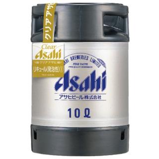 アサヒ（asahi） 在庫処分 送料無料 クリアアサヒ 生樽 10L 生ビール