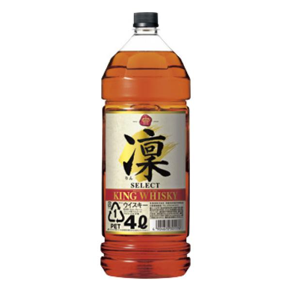 宝酒造 送料無料 1本 タカラ キングウイスキー 凜 セレクト 4.0L エコ