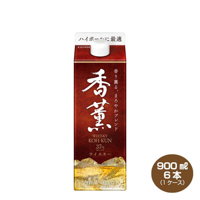 合同酒精 送料無料 香薫 ウイスキー 900mlパック×6本 37% 1 合同酒精 送料無料 香薫 ウイスキー 900mlパック×6本 37% 1