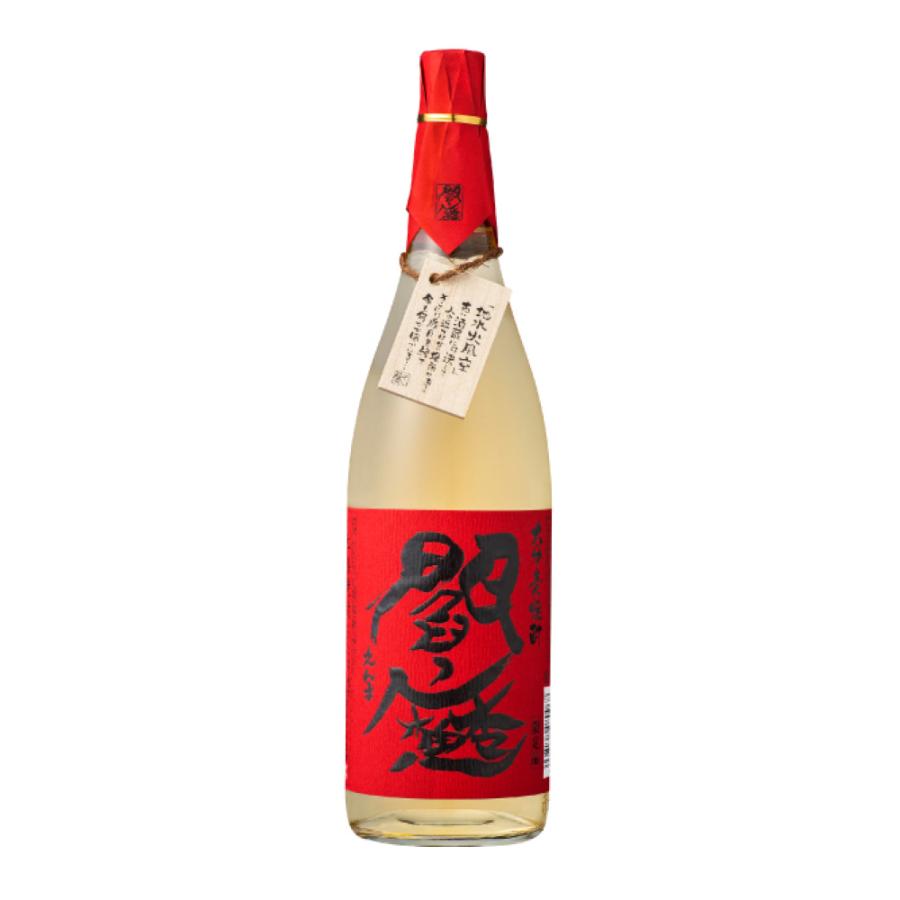 閻魔 樽貯蔵 赤ラベル むぎ焼酎 25度 1800ml 老松酒造 1.8L 本格麦焼酎