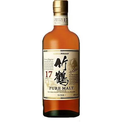アサヒ（asahi） 竹鶴 17年 ピュアモルト スリムボトル ニッカ