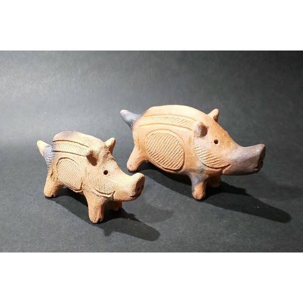 縄文猪形土製品（雌雄）/青森県十腰内遺跡モデル : shock材紹介