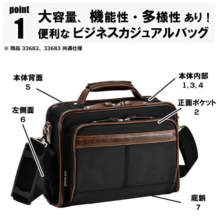 ビジネスバッグ ショルダーバッグ 通勤  多機能 2way 軽量 紳士 男性用 メンズ 送料無料の画像
