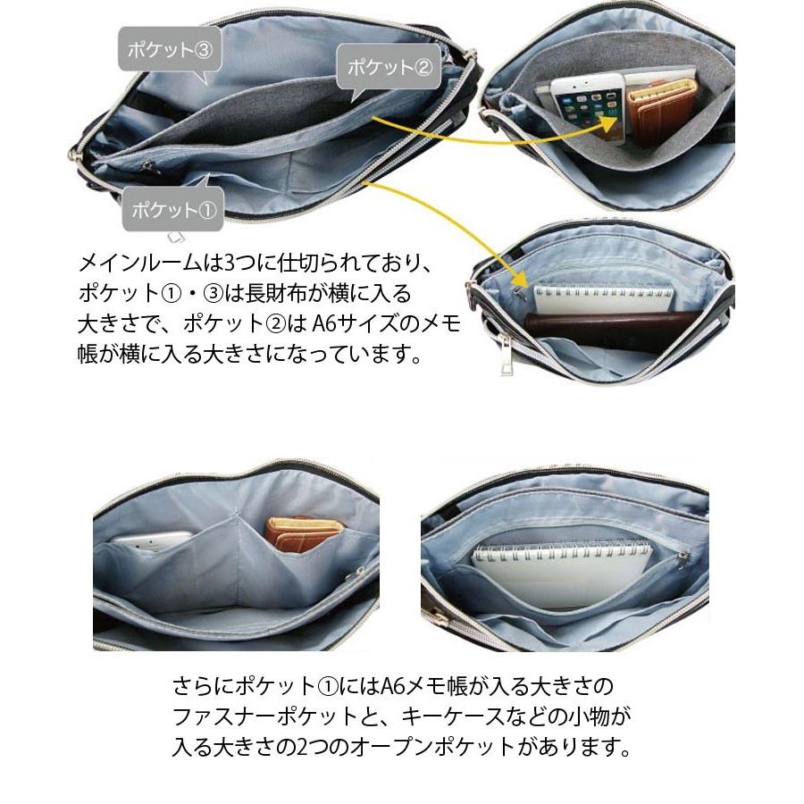 Brady　ショルダーバック　サコッシュ　キャンバス　ネイビー サコッシュ 通販 メンズ レディース ショルダーバッグ ミニショルダー
