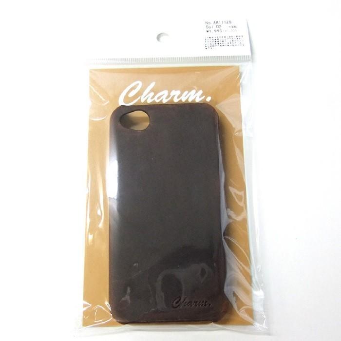 スマホケース メンズ iPhone4 iPhone4S対応 ヌバックレザー｜shocora｜05