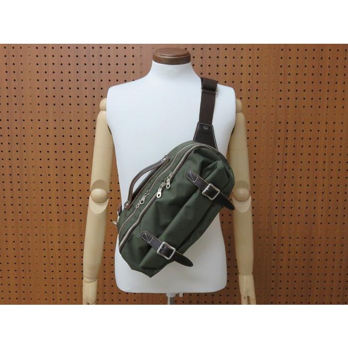 ボディバッグ 日本製 豊岡製 ワンショルダー ヒップバッグ 鞄 撥水性 軽量 ビートテックス カジュアル トレンド メンズ 送料無料