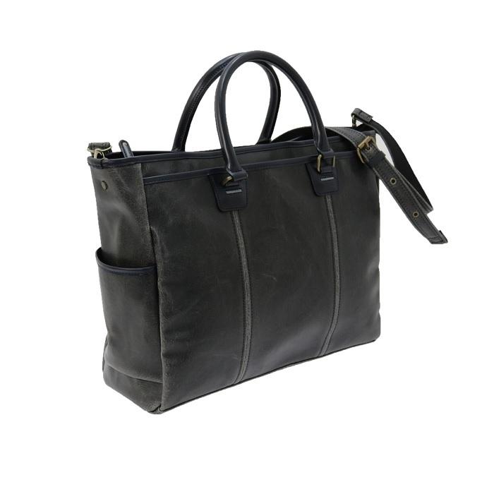 トートバッグ 豊岡製 日本製 レトロ 本革 白化合皮 レザー 鞄 紳士 男性用 メンズ 送料無料