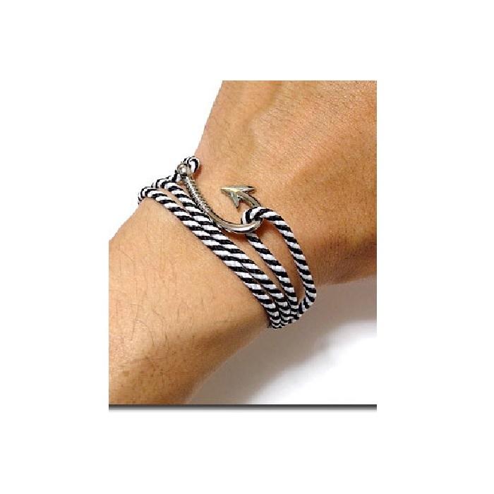 ブレスレット Eversoul Plus ロープ ラップブレス 釣り針モチーフ 真鍮 カジュアル アクセサリー ファッション ブランド 男性用 メンズ S Mau Eplus565 ショコラ 通販 Yahoo ショッピング