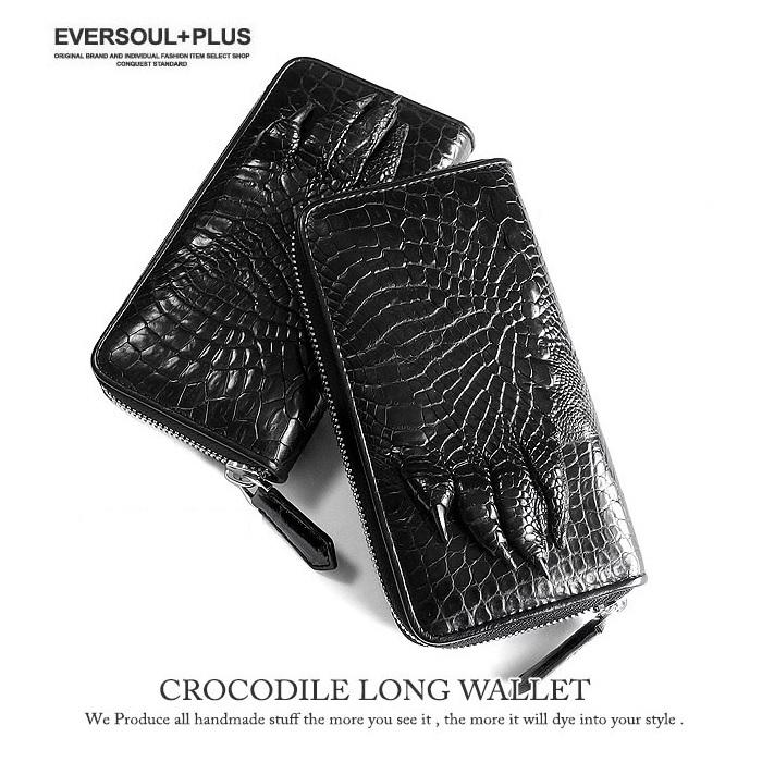 長財布 Eversoul Plus シャムクロコダイル ワニ革 ロングウォレット 財布 レザー サイフ 牛革 本革 ブランド メンズ 紳士 男性用 送料無料 S Mau Eplus780 Btr Wa 010 ショコラ 通販 Yahoo ショッピング