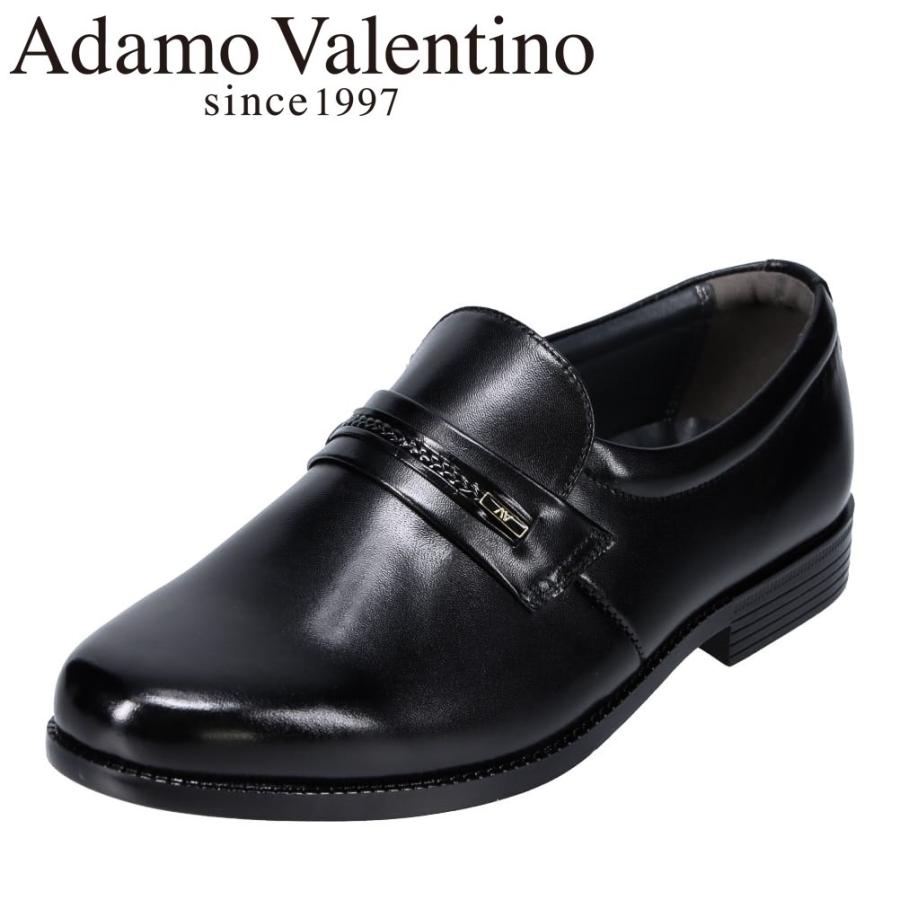 【SALE】アダモヴァレンチノ Adamo Valentino AV101 メンズ ビジネスシューズ 本革 ヤギ革 小さいサイズ対応 ブラック｜shoe-chiyoda
