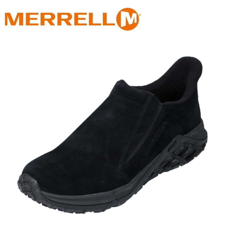 メレル MERRELL 5002203 2E相当 アウトドアシューズ 滑りにくい Vibramソール JUNGLE MOC 2.0 大きいサイズ対応 ブラック MERRELL（メレル） MERRELL 5002203 メンズ アウトドアシューズ 大きい