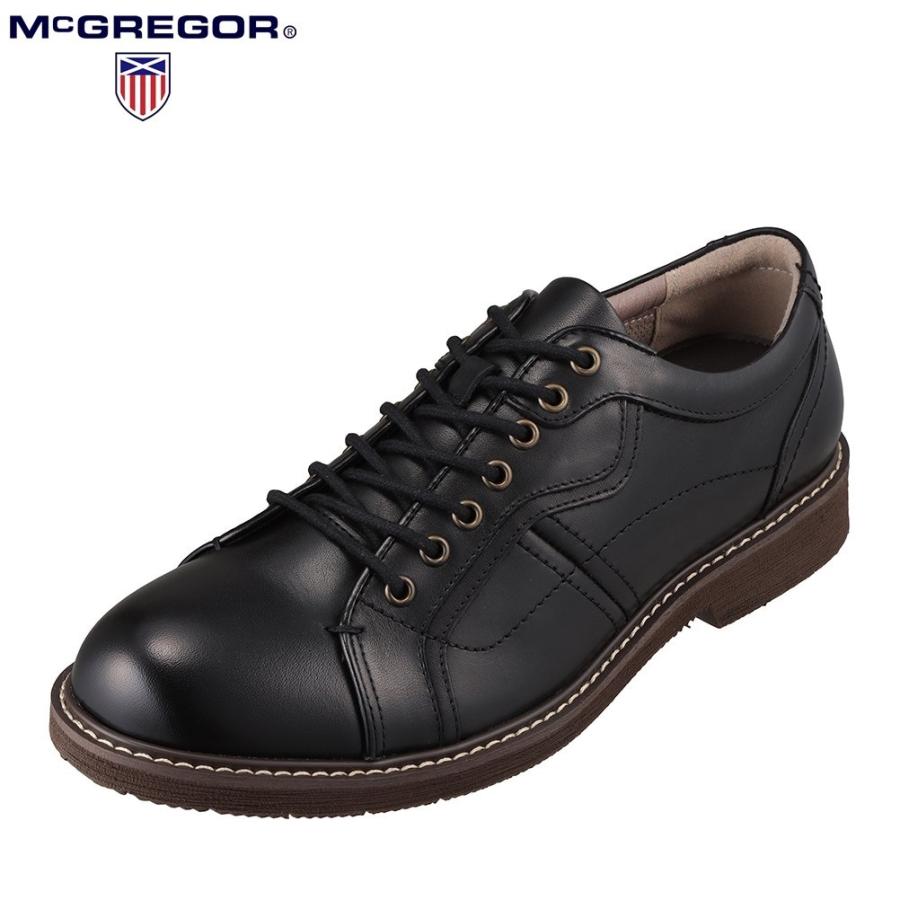 マックレガー Mcgregor Mc8025 メンズ カジュアルシューズ 本革 レザー 軽量 軽い 小さいサイズ対応 ブラック Shoe Plaza シュープラザ 通販 Yahoo ショッピング