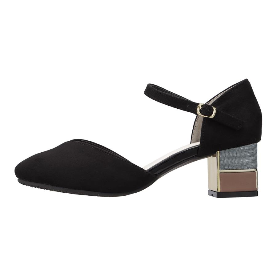 サボイ Savoy Sa レディース パンプス セパレート ブロックヒール 人気 ブランド ブラックスエード Shoe Plaza シュープラザ 通販 Paypayモール