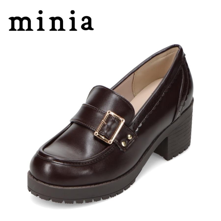 minia（ミニア） 厚底ローファー AS-1118 レディース パンプス