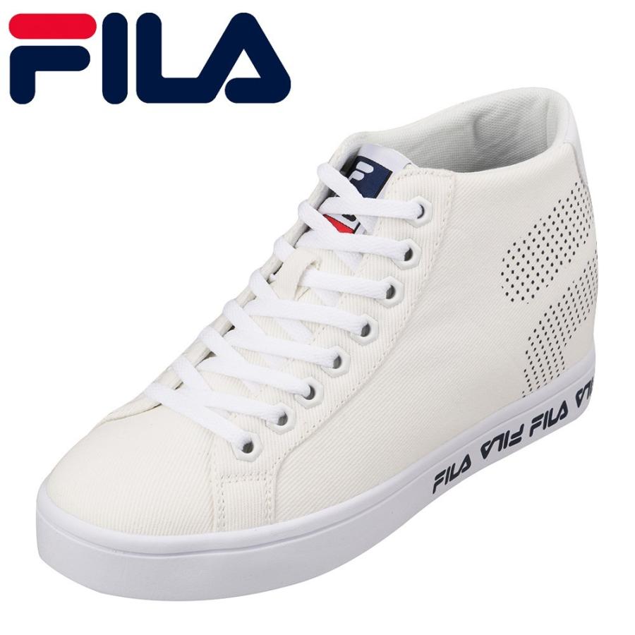 フィラ Fila Fc 6216w レディース スニーカー インヒール 美脚 替え紐付き 人気 ブランド ホワイト Shoe Plaza シュープラザ 通販 Paypayモール