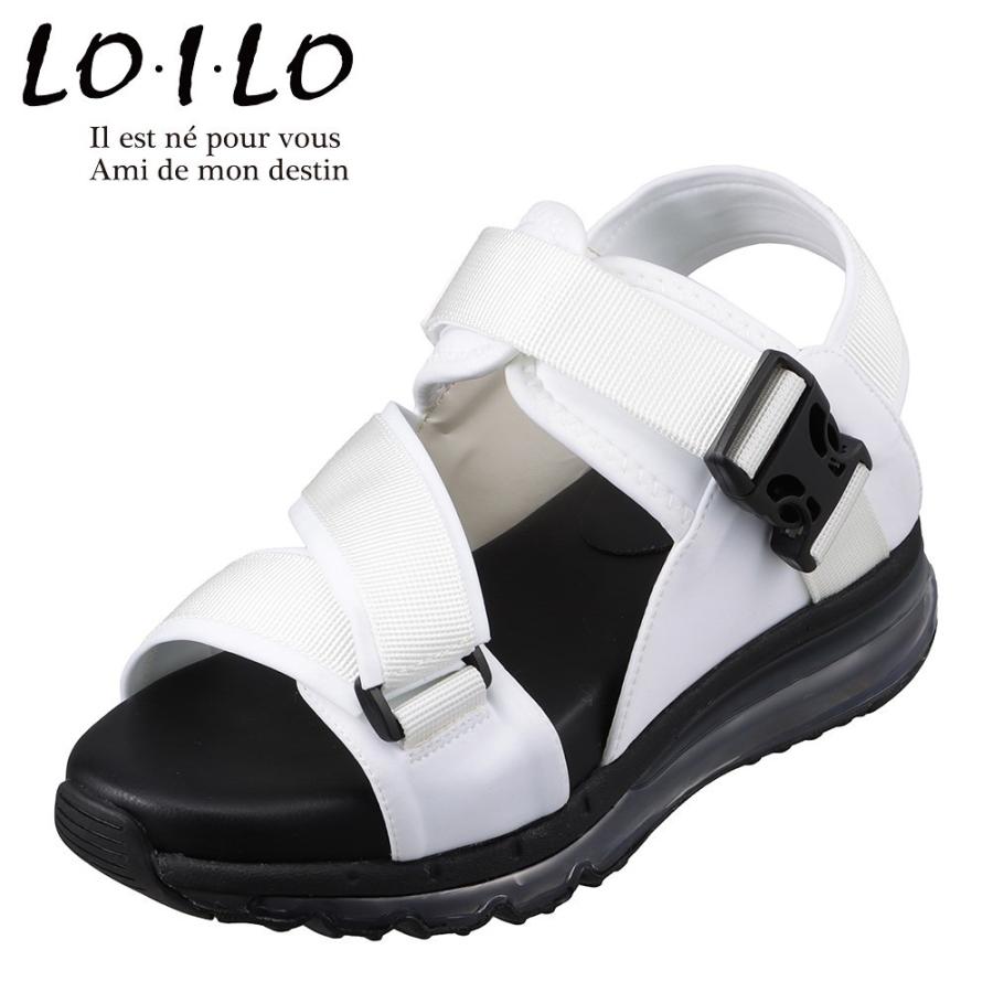 ロイロ Lo I Lo 9323 レディース サンダル スポーツサンダル スポサン クッション性 快適 トレンド 人気 ホワイト Shoe Plaza シュープラザ 通販 Paypayモール