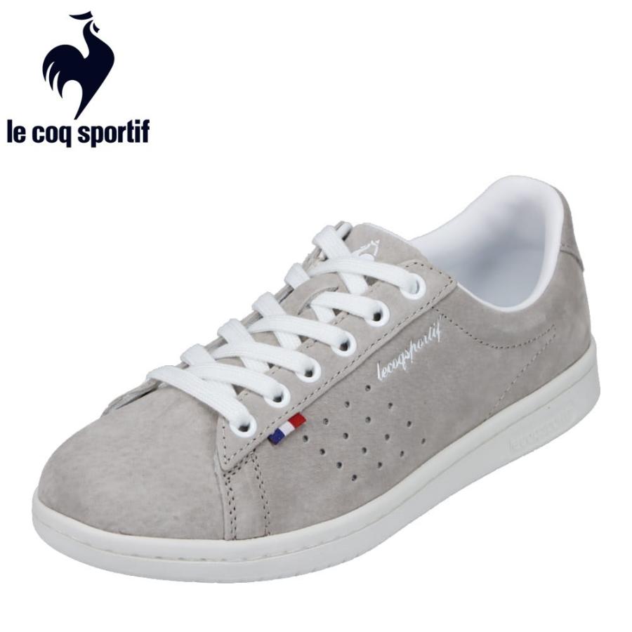 ルコックスポルティフ Le Coq Sportif Ql1sjc03gy レディース スニーカー コートタイプ ローカット グレー Shoe Plaza シュープラザ 通販 Yahoo ショッピング