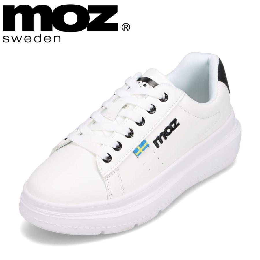 モズ スウェーデン MOZ sweden MOZ-1156 レディース スニーカー コートスニーカー 厚底 ボリュームソール 人気 ブランド ...