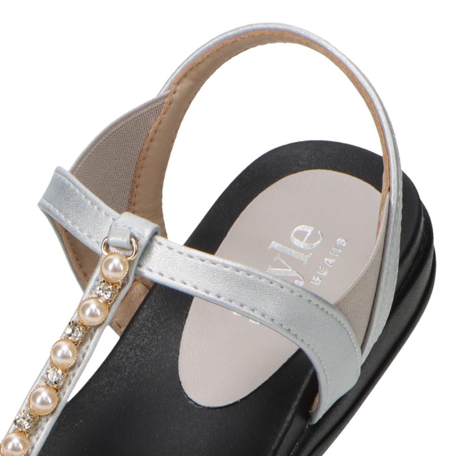 vin シャーリングビジューストラップサンダル　11号 JELLY BEANS（ジェリービーンズ） スタイルジェリービーンズ ビジュー