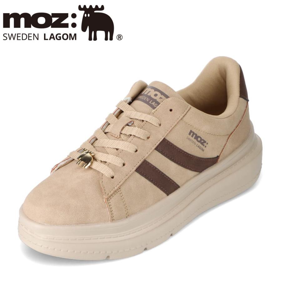 moz（モズ） スウェーデン 厚底コートスニーカー MOZ-2630 レディース