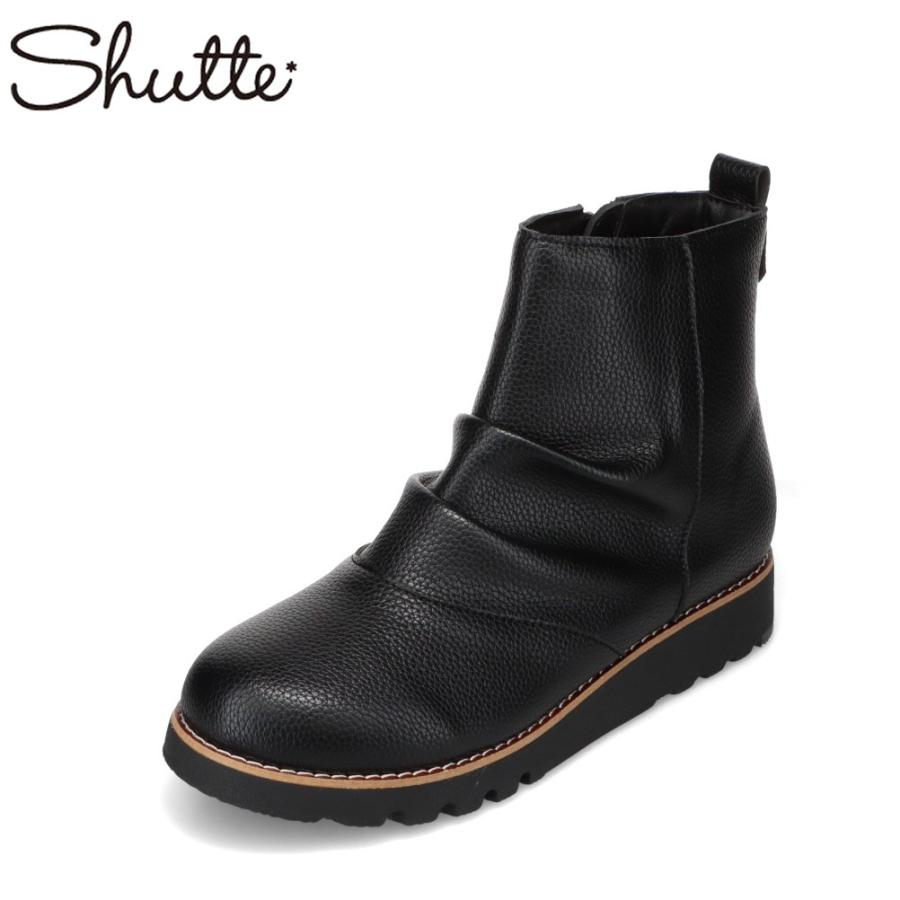 Shutte（シュッテ） サイドジップショートブーツ ST-176 レディース