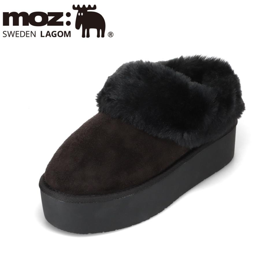 moz（モズ） スウェーデン 厚底ファーブーツ MOZ-7140 レディース