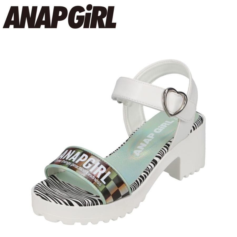 10 Off アナップガール Anap Girl Ang 3649 キッズ サンダル ヒールサンダル 女子 女の子 人気 ブランド ホワイト Shoe Plaza シュープラザ 通販 Yahoo ショッピング