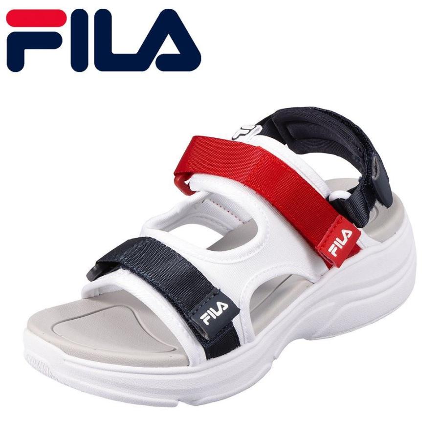 フィラ Fila Fc 5225j キッズ サンダル 大きいサイズ対応 スポーツサンダル スポサン ダッドタイプ トリコロール Shoe Plaza シュープラザ 通販 Paypayモール