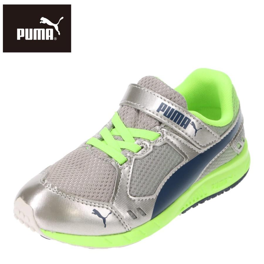 プーマ Puma 14j キッズ スニーカー プーマ スピードモンスター V3 スポーツ 運動 シルバー Shoe Plaza シュープラザ 通販 Yahoo ショッピング