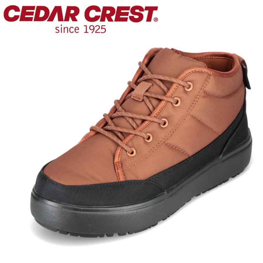 新品BATETSブラウンハイカット撥水7EW25cm CEDAR CREST（セダークレスト） CEDAR CREST CC-9753W レディース