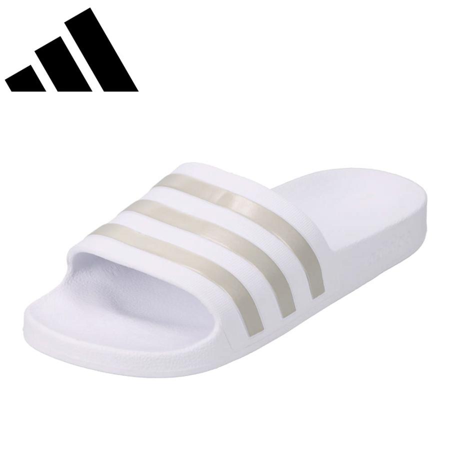 アディダス Adidas Ef1730 メンズ サンダル シャワーサンダル シャワサン 人気 ブランド ホワイト シルバー Shoe Plaza シュープラザ 通販 Yahoo ショッピング