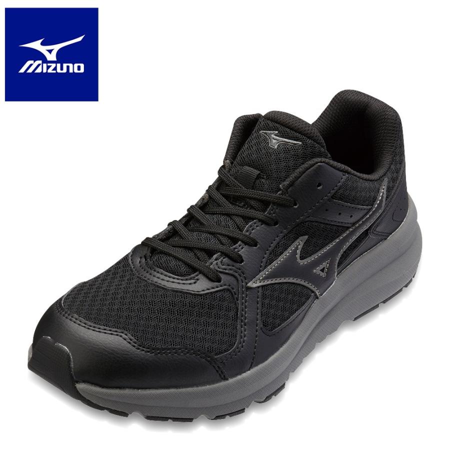 ミズノ MIZUNO B1GE220109 メンズ スポーツシューズ ウォーキングシューズ 幅広 ワイド 4E ブラック 433034230