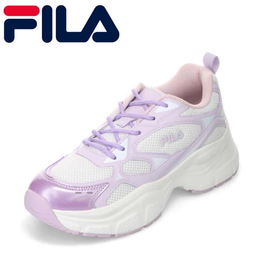 き*み様 【新品】FILA 厚底スニーカー ホワイト/パープル FILA（フィラ） Dea FC-5245WPPL レディース スニーカー 厚底
