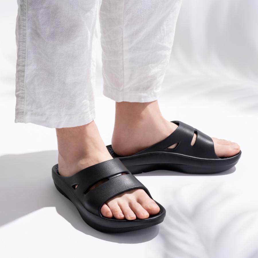 サンダル メンズ 軽量 クッション性 滑りにくい ムレにくい 日常使い
