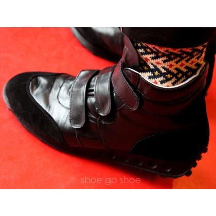 未使用　ジャーマントレーナー　ハイカットスニーカー ベルクロ仕様 未使用 ジャーマントレーナー ハイカットスニーカー ベルクロ